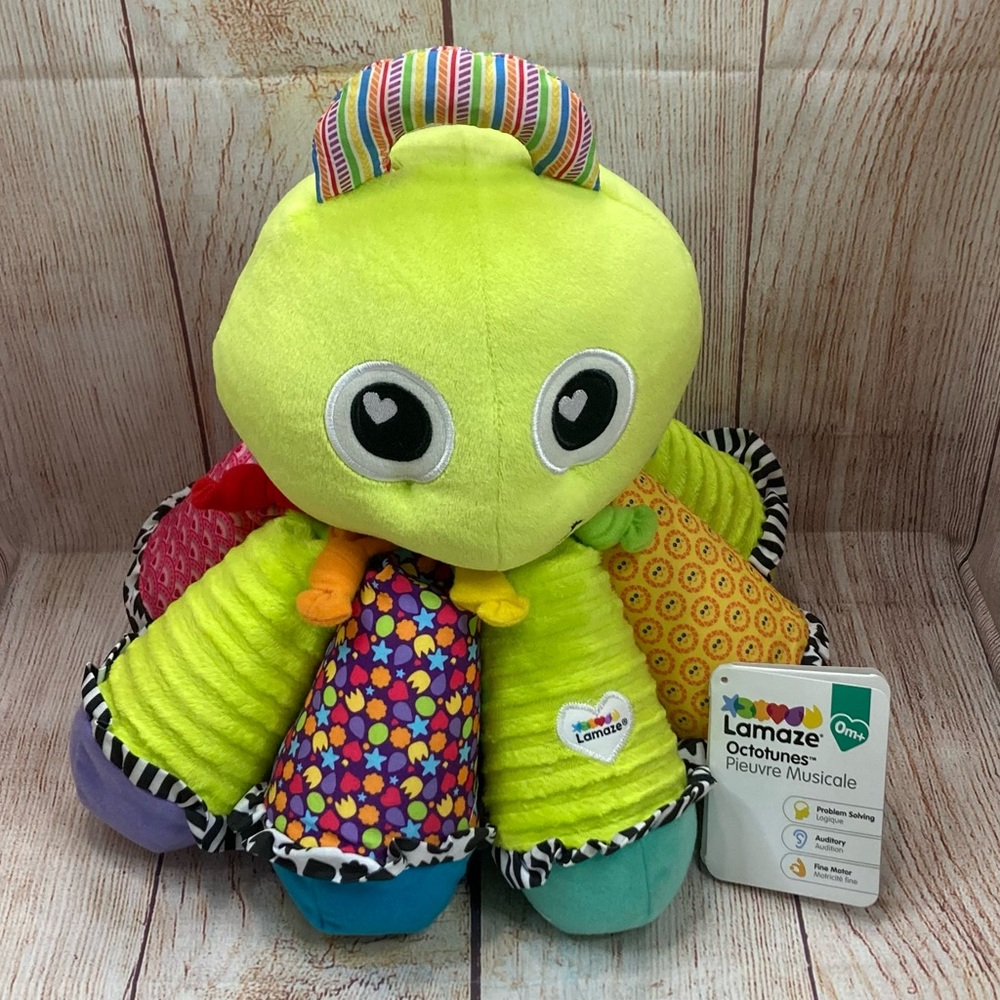 Lamaze Octotunes Octopus Stuffed Animal Plushie TOMY Ages 0M+